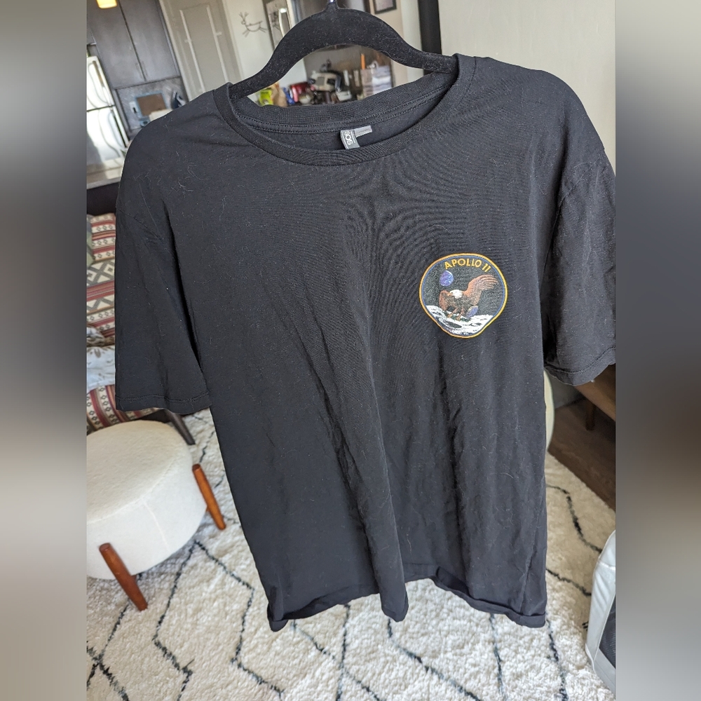 ASOS oversized Apollo 11 eagle shirt, 2XL